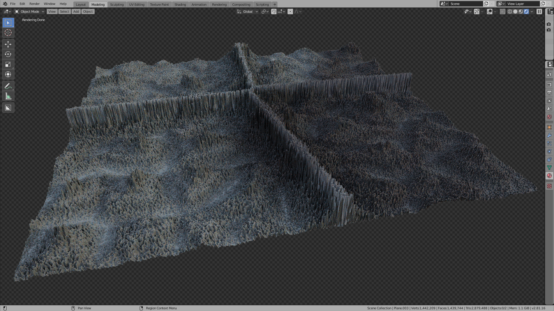 Fully Procedural Landscape #3 preview image 1